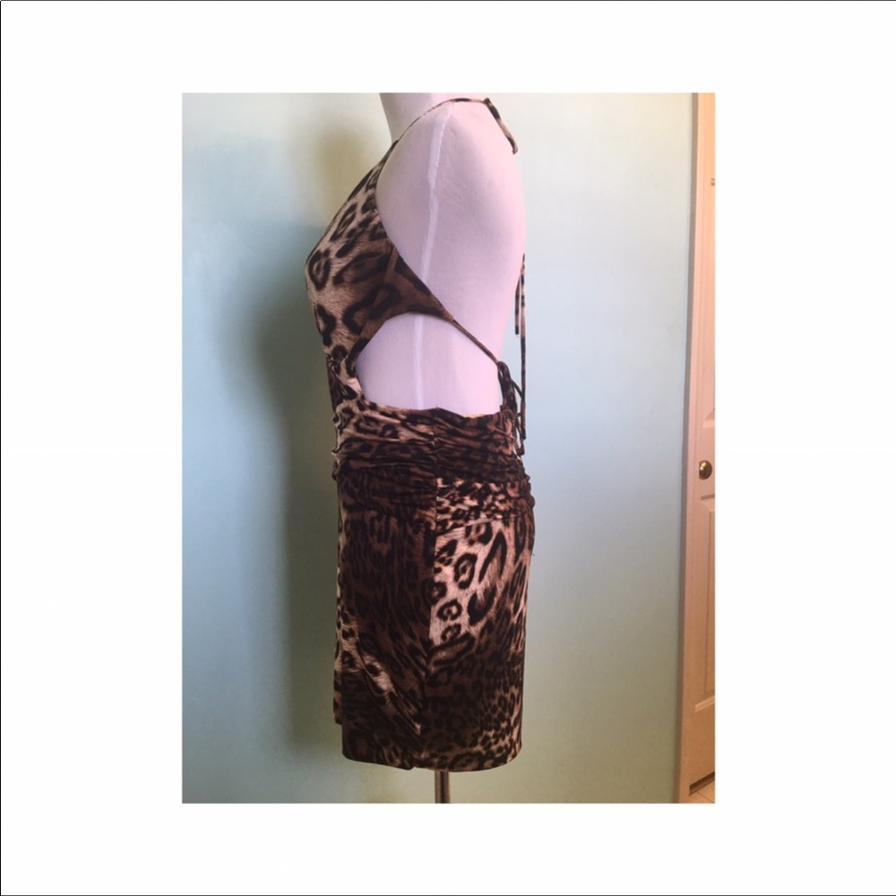 🐆 ANIMAL PRINT BACKLESS DRESS - Picture 6 of 6